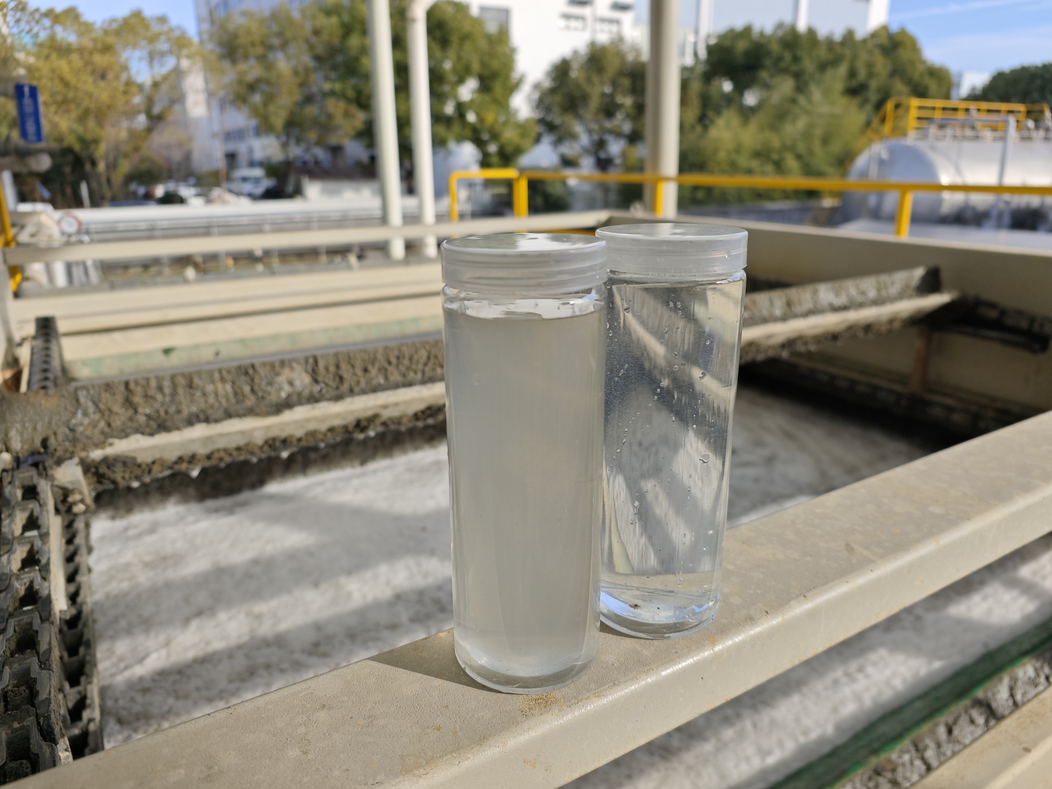 酸洗磷化氣浮處理水質對比